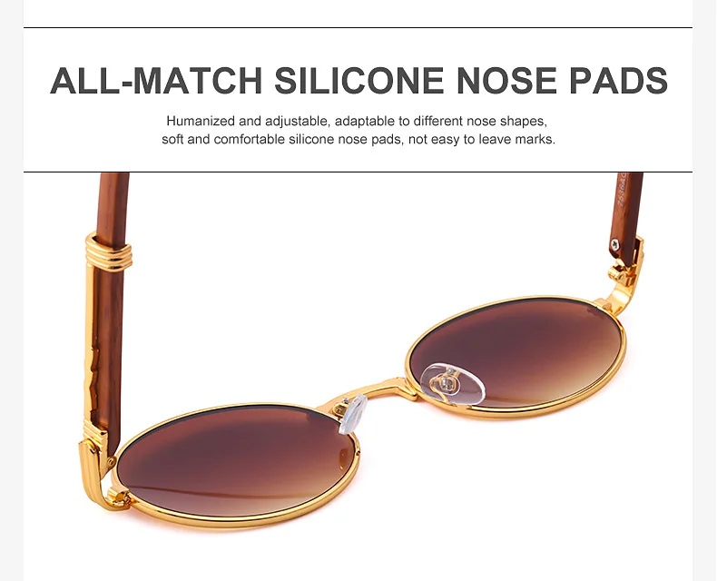 جديد ريترو تقليد الخشب الحبوب النظارات الشمسية الرجال البيضاوي النظارات الشمسية المرأة موضة الاتجاه الأشعة فوق البنفسجية حماية النظارات الشمسية