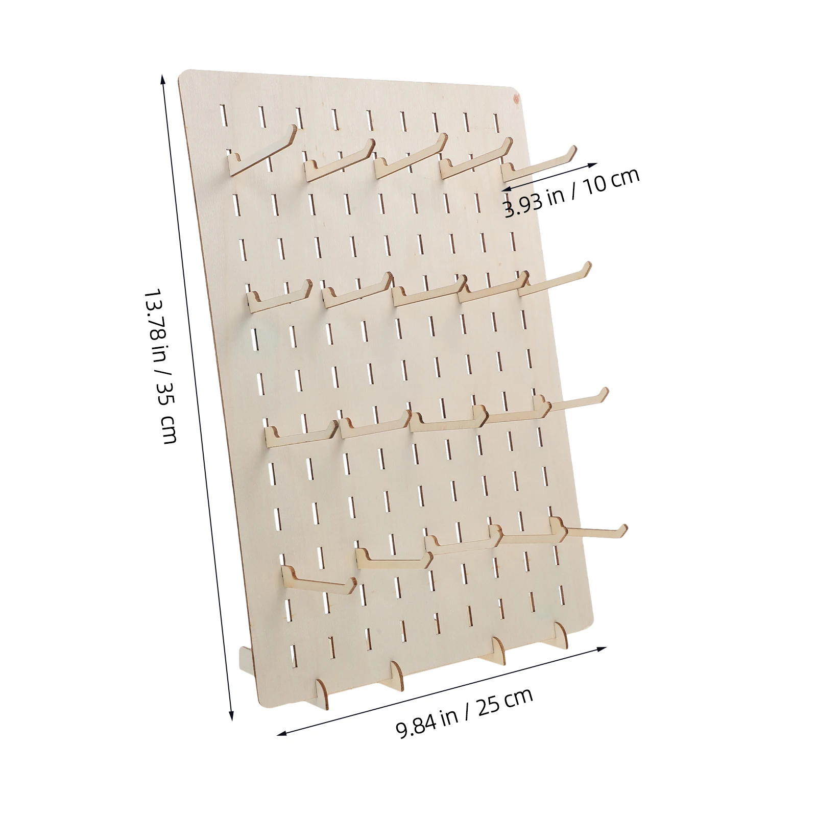 Wooden Jewelry Storage Display Stand Pegboard Earring Necklace Bracelet ganizer Rack Home Store Exhibitions Multifunctional