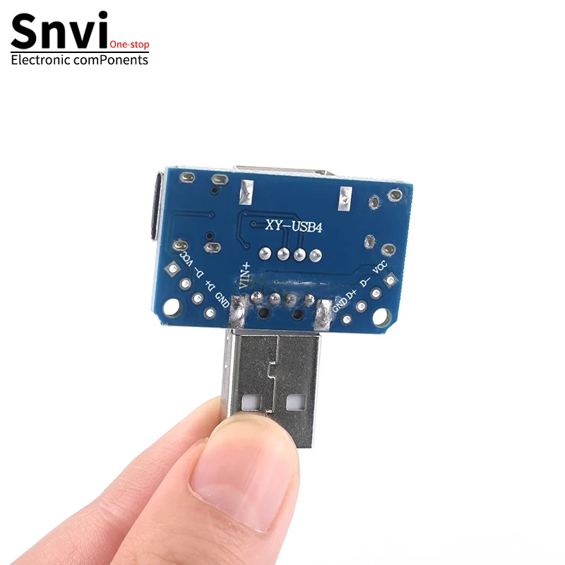 Snvi USB Hoofd Schakelbord Mannelijke USB Connector naar Type-c Micro Vrouwelijke USB 2.54-4P overdracht testbord USB adapter plaat XY-USB4