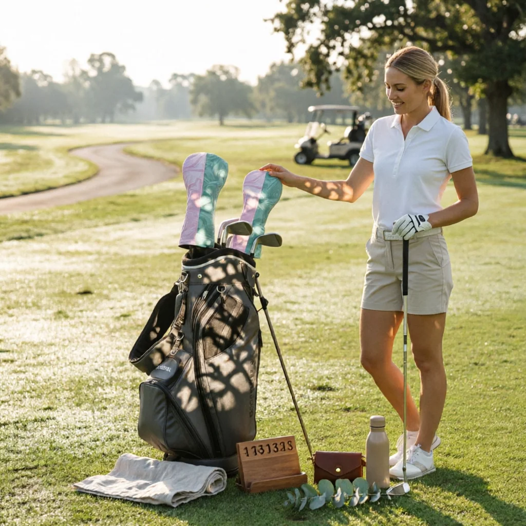 3 Pieces Utility Head Cover Waterproof Golf Headcovers with Luxurious Lining Wood Headcovers Easy to Clean Utility Club Covers