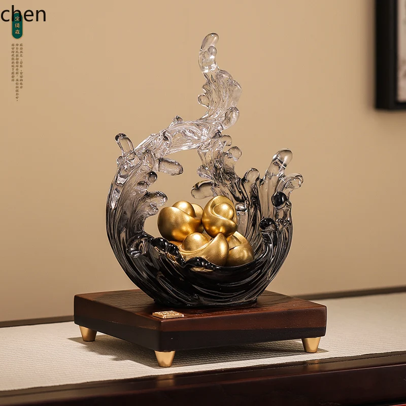 Ornament Prosperity and Wealth Gathering Fortune Entrance Living Room TV Cabinet Decoration Meaningful Craft