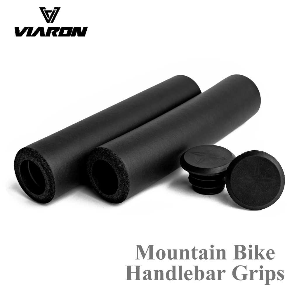 

Mountain Bike Sponge Bar Grips MTB Shock Absorption Anti-skid Ultralight Soft Bicycle Handlebar Grip Cover 2pcs by Viaron