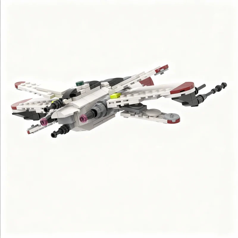 270pcs MOC Star Battle MINI Midi ARC-170 Model Building Blocks Christmas Gift Toys Architecture 3D Birthday Education Idea Art
