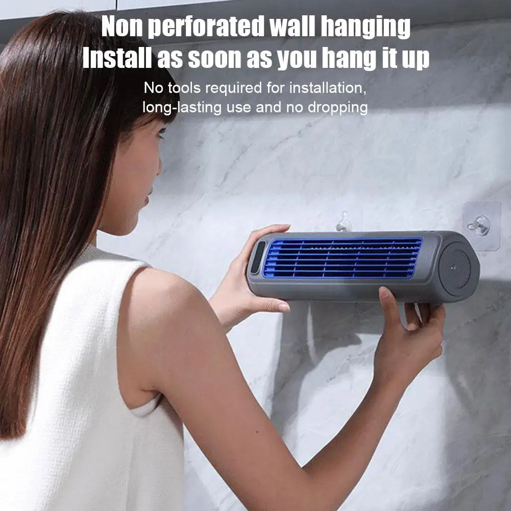 Ventilador de cocina de tres velocidades, enfriador portátil de pared, Ultra acondicionado, silencioso