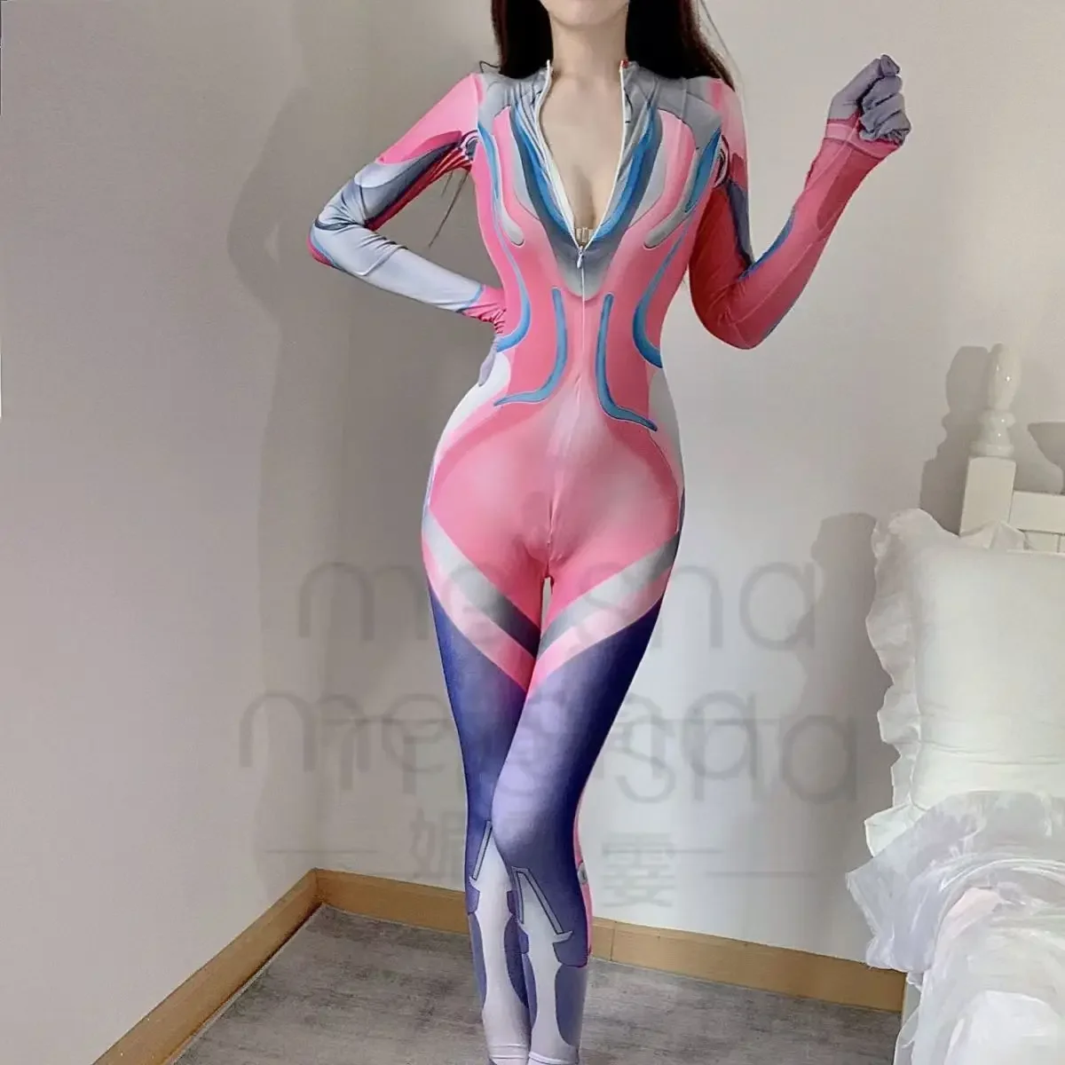 2026 Japanese Anime Asuka Langley Soryu Ayanami Cosplay Costume Test Jumpsuits Zentai Suit Bodysuit For Halloween view 5