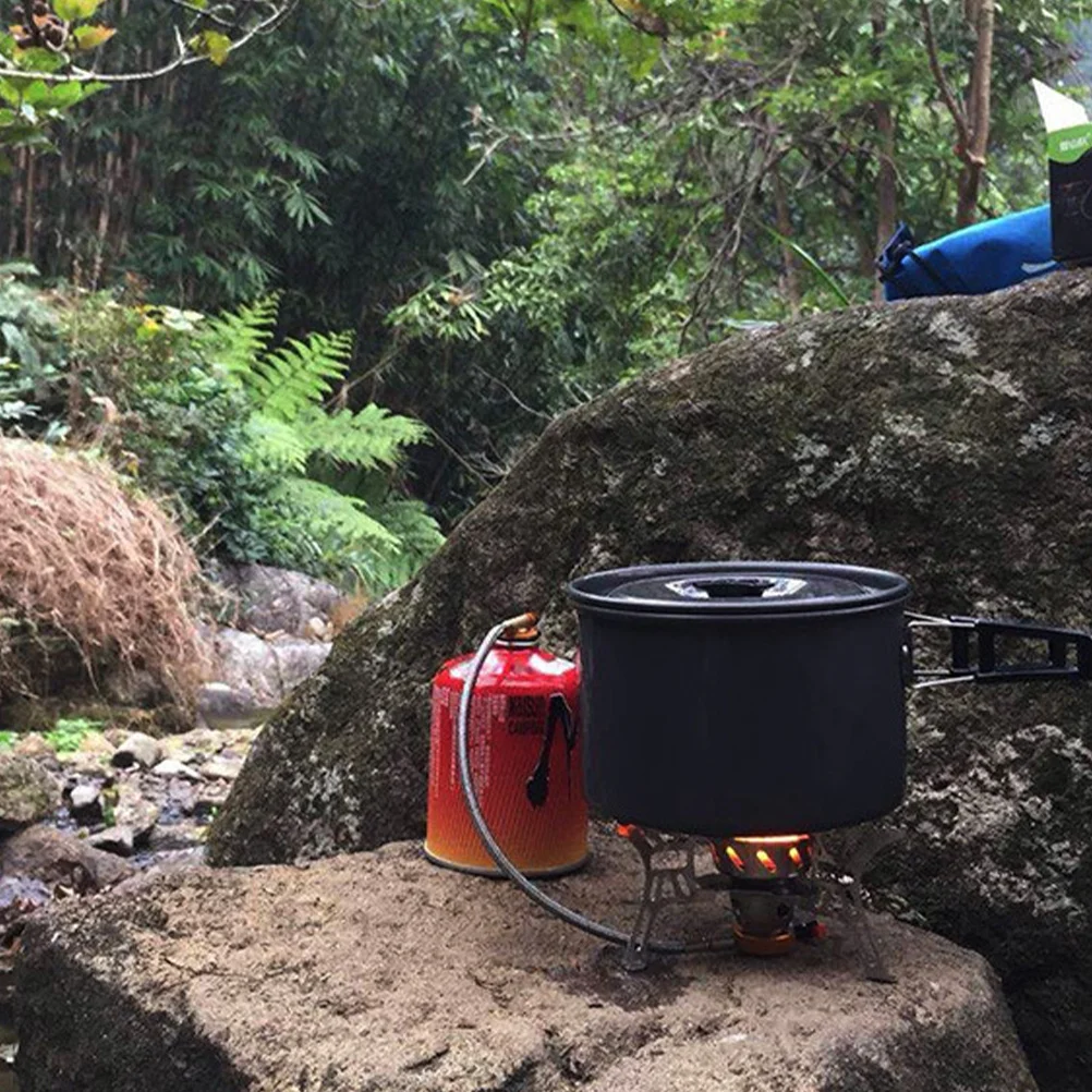 

Camping Cookware Foldable Pot Cooking Supply Accessories 1Pcs Lightweight Mesh Pouch Insulated Handle Outdoor Picnics Hiking