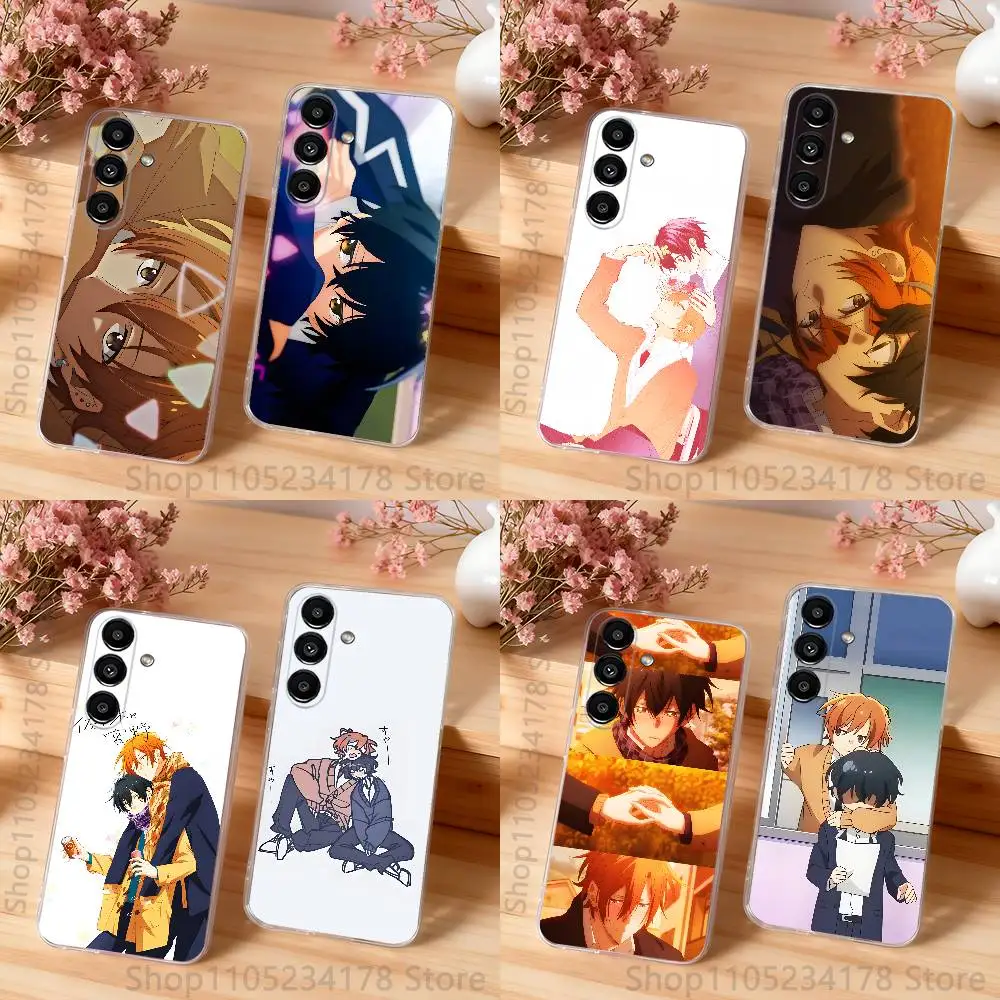 Sasaki and Miyano couple Transparent TPU Case for  Samsung S21,S24,S30,S23,S25,S22,S20,S10,5G,FE,PIus,Lite,Ultra