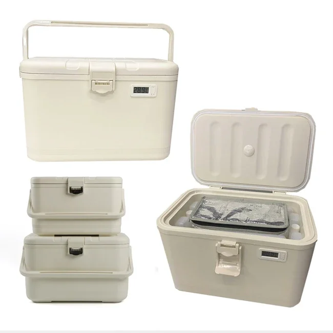 

12L Portable Medical Insulin Vaccine Biological Transport Cooler Box