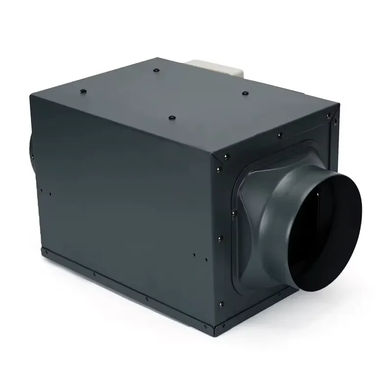 Silent Residential Ultra Inline Duct Fan Plastic Blades 150mm Duct Diameter Energy Saving 80Pa Pressure Exhaust