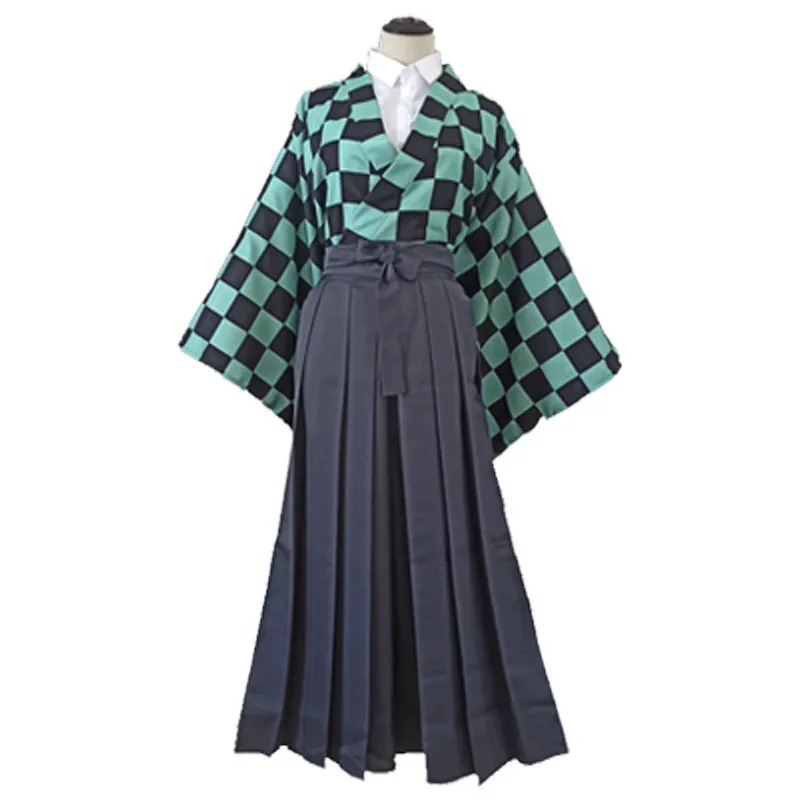 Kamado Tanjyrou Nezuko Kochou Shinobu Tomioka Giyuu Kanroji Mitsuri Tsuyuri Kanao Cosplay Costume Kimono Dress Anime Suit