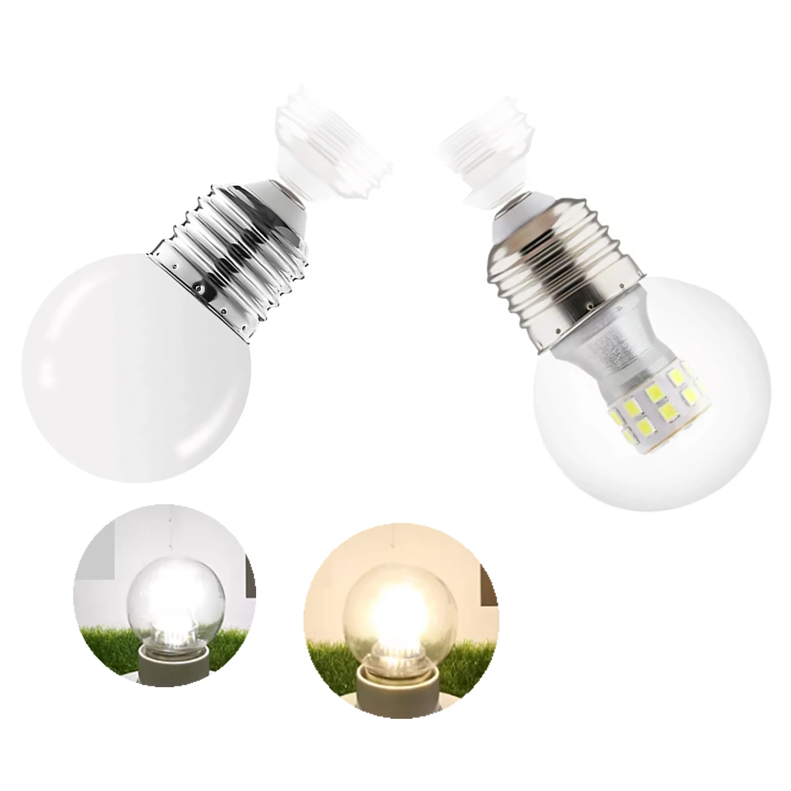 

Led Bulb 6w 9w 12w Style Light Bombilla 3000k Energy-efficient 4000k Lamp Retro Golf Bulbs Chandelier Lampada Spotlight White