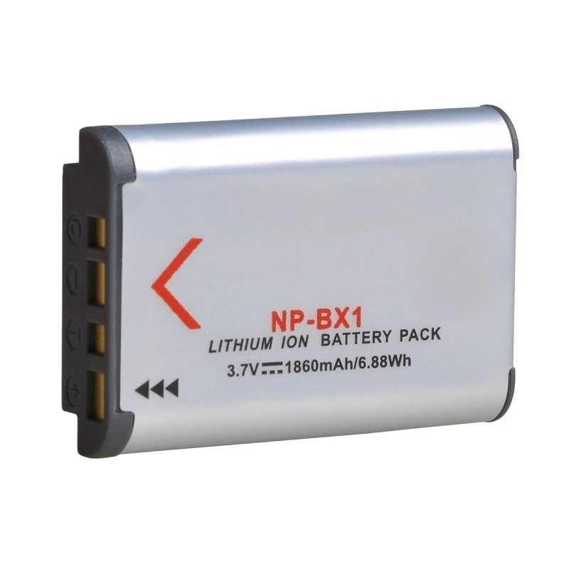 New NP-BX1 NPBX1 3.7V 1860mAh 6.88Wh Camera Battery for Sony DSC RX1 RX100 M3 M2 RX1R WX300 HX300 HX400 HX50 HX60  AS15 WX350