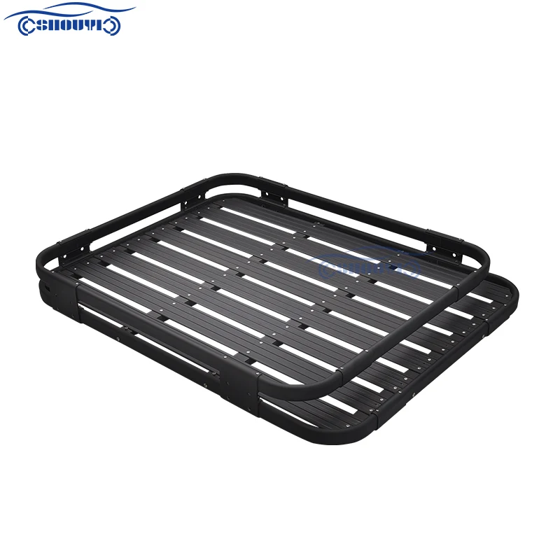 High Quality Aluminum Car Roof Luggage Top Cargo Carrier Universal Car Roof Rack Basket for SUV Jeep