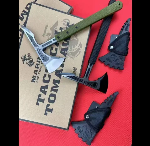 

Camping Multifunctional Self-defense Tactical Axe Outdoor Survival Tree Chopping EDC Hand Axe