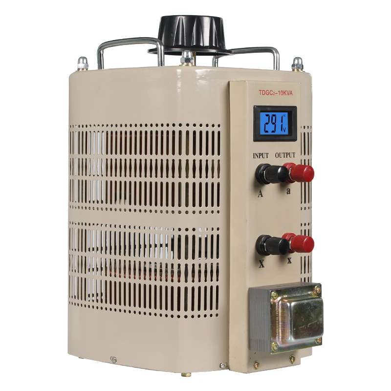 Bild 6: TDGC 220 V 10 kVA einstellbarer Spannungsregler, ein- und dreiphasiger variabler Transformator, Kupfermaterial, 50 Hz Frequenz, SVC-Nutzung