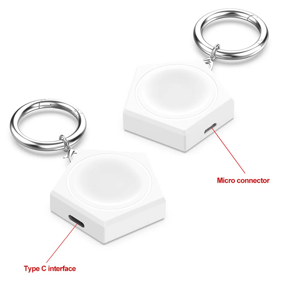 Беспроводная зарядная док-станция 5 В, аксессуары для умных часов, портативная беспроводная зарядная док-станция, сменный адаптер для Galaxy Watch 6 Classic