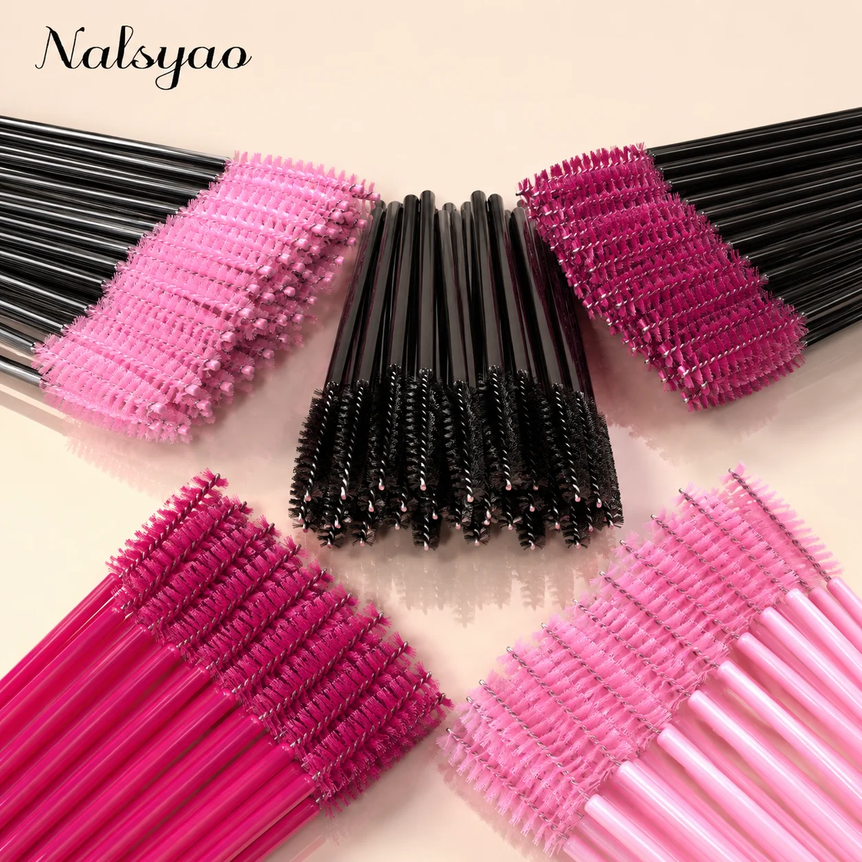 Neue 500/50Pcs Wimpern Make-Up Pinsel Verlängerung Einweg Augenbraue Mascara Applikator Wimpern Pinsel Kosmetische Maquiagem Makeups