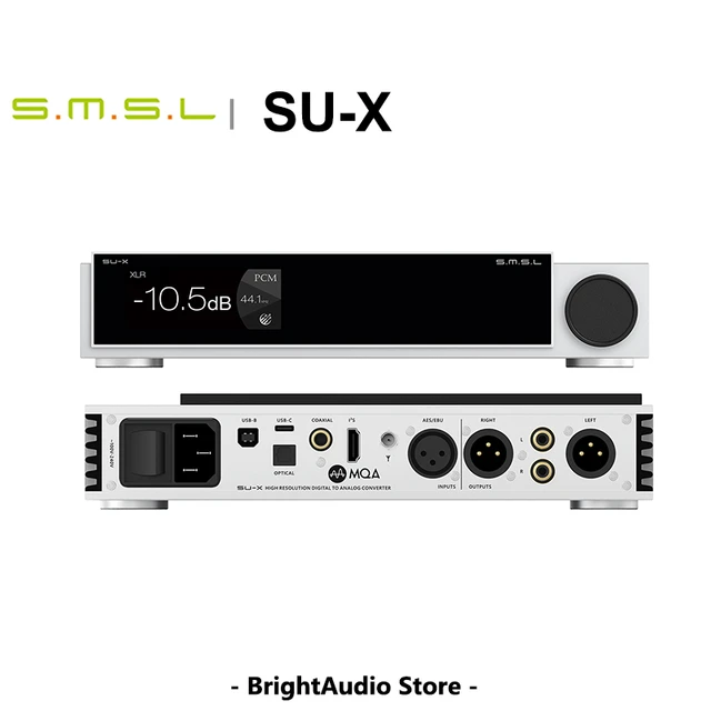 SMSL SU-X SUX MQA Hi-Res Audio DAC dual ES9039MSPRO chips PCM768 DSD512  Bluetooth 5.1 LDAC Remote control - AliExpress