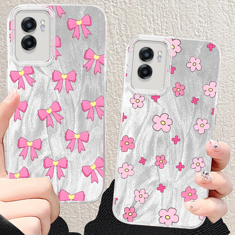 

Butterfly Knot Flower Print For OPPO A79 A78 A58 A38 A16 A60 A53 A92 A72 A52 A74 A55 A54 A94 5G Feather Yarn Funda Phone Case