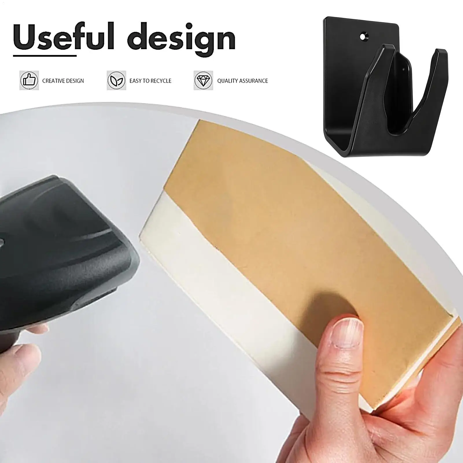 Universal Barcode Scanner Holder Heavy Duty Adjustable Stand for Handheld Scanner, Counter Bracket for Office Retail Supermarket