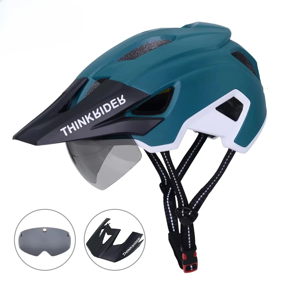 ThinkRider Велосипедный шлем для горного велосипеда Идеальная безопасность Велосипедный шлем для взрослых Велоспорт и езда на открытом воздухе ThinkRider Велосипедный шлем для горного велосипеда Идеальная безопасность Велосипедный шлем для взрослых Велоспорт и езда на открытом воздухе