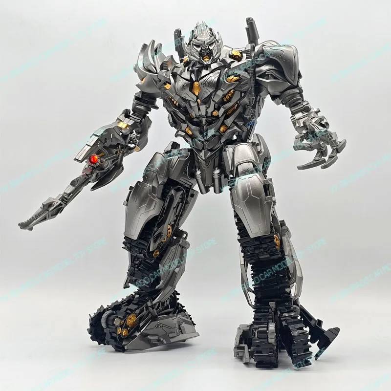 트랜스포메이션 31cm 탱크 메가트론 액션 피규어 장난감 SHIDE 팩토리 2966-26 KO LS06 버전 생일 선물