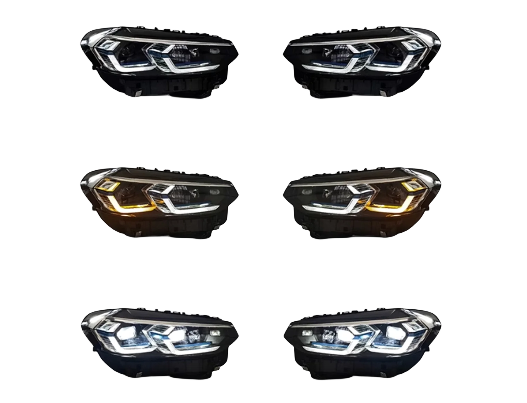 LED Laser Headlight Headlamp for BMW X3 X4 G01 G08 18-23 DRL Daytime Running Light Turn signal