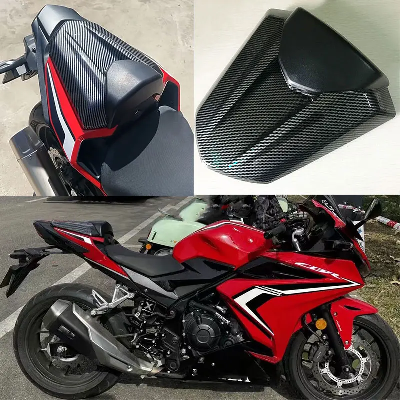 For Honda CBR500R CBR400R 2016 2017 -2023 2024 CB400F CB500F Motorcycle Pillion Rear Passenger Seat Tail Cowl Cover Hump Fairing