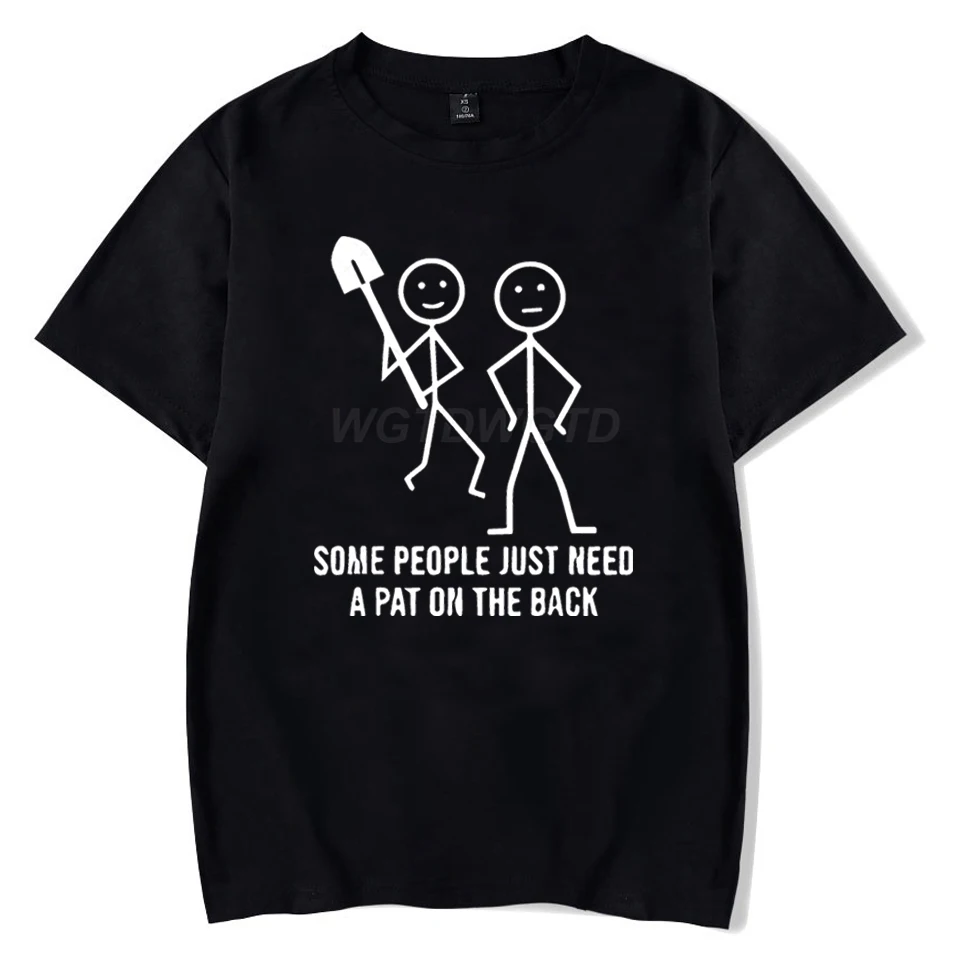 Camisetas informales de verano para hombres y mujeres, algunas personas solo necesitan una pat en la espalda, ropa de diseño, camisa de moda para niños y adultos