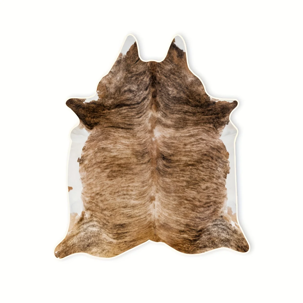 Artificial Cowhide Rugs-Cow Print Rugs With Artificial Non-Slip Backing Animal Skin Rugs Living Room Rugs - view 4