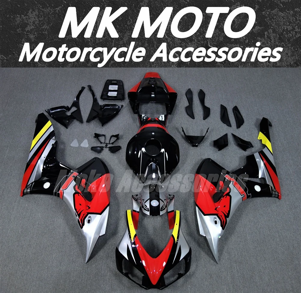 

Motorcycle Fairings Kit Fit For Cbr1000rr 2006-2007 Bodywork Set 06-07 High Quality ABS Injection New Bright Red Black Bull