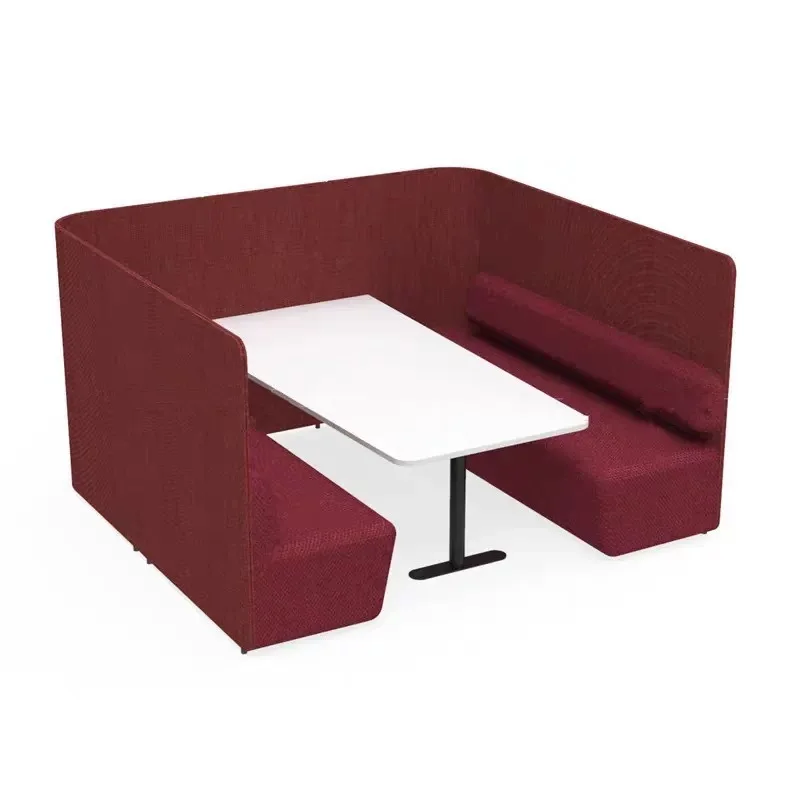 Partition super high screen sofa workstation integrated independent office privacy reception high back chair card seat