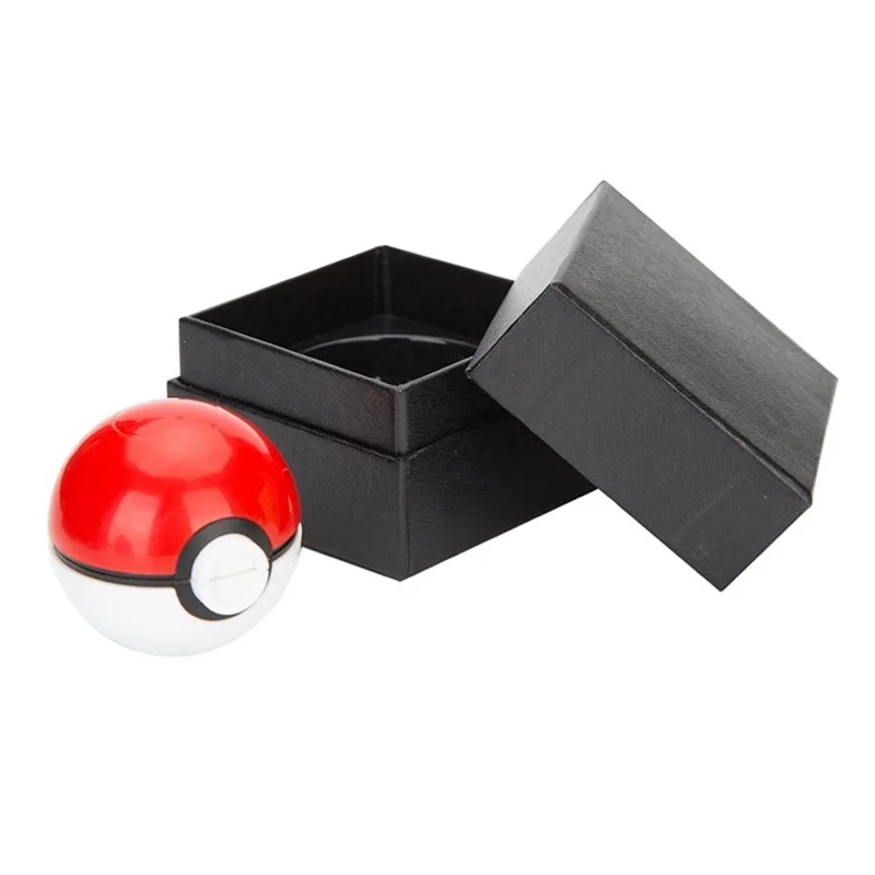 

Pokeball 55mm Poke Ball Herb Zinc Alloy Plastic Metal Grinders 3 Parts Smoking Accessories