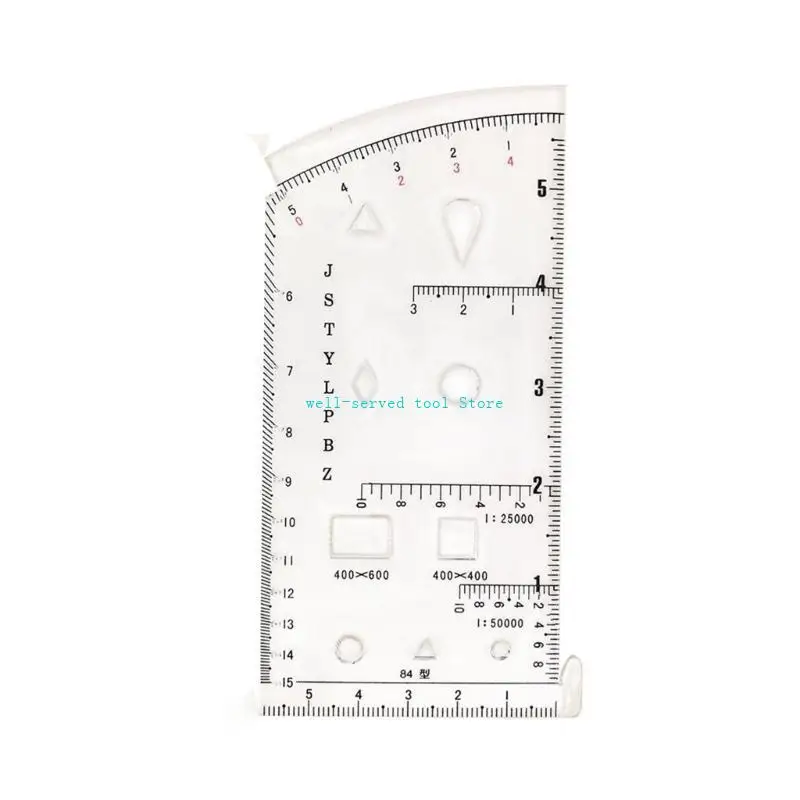 G88A Land Navigation Topographical Map Scale Coordonne Reader Protecteurs