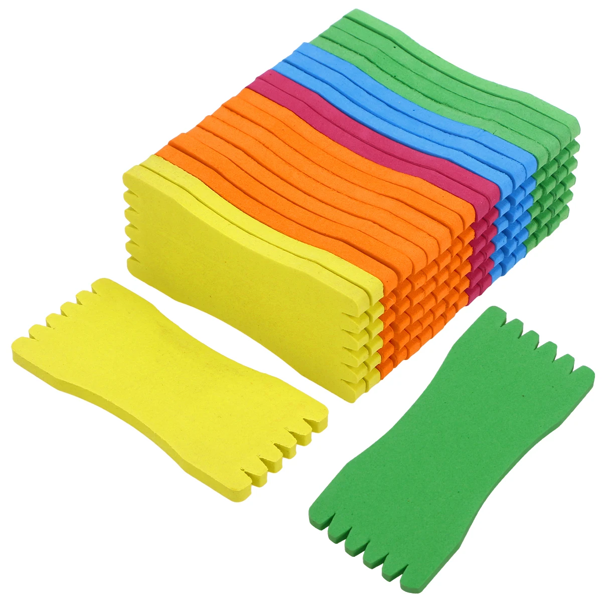 

20 PC Fishing Twine Foam Wound Board Line Bobbin Spools Winding Holder Tackle Gear