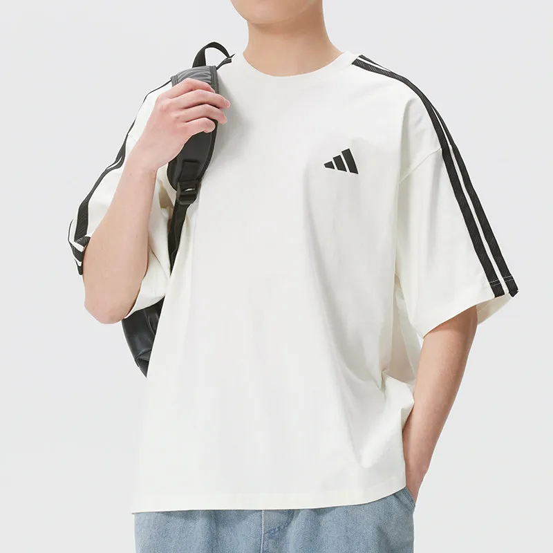 

Мужская футболка Adidas с короткими рукавами, новинка 26, спортивная одежда в стиле весна/лето, свободная спортивная одежда с круглым вырезом и короткими рукавами KR2556