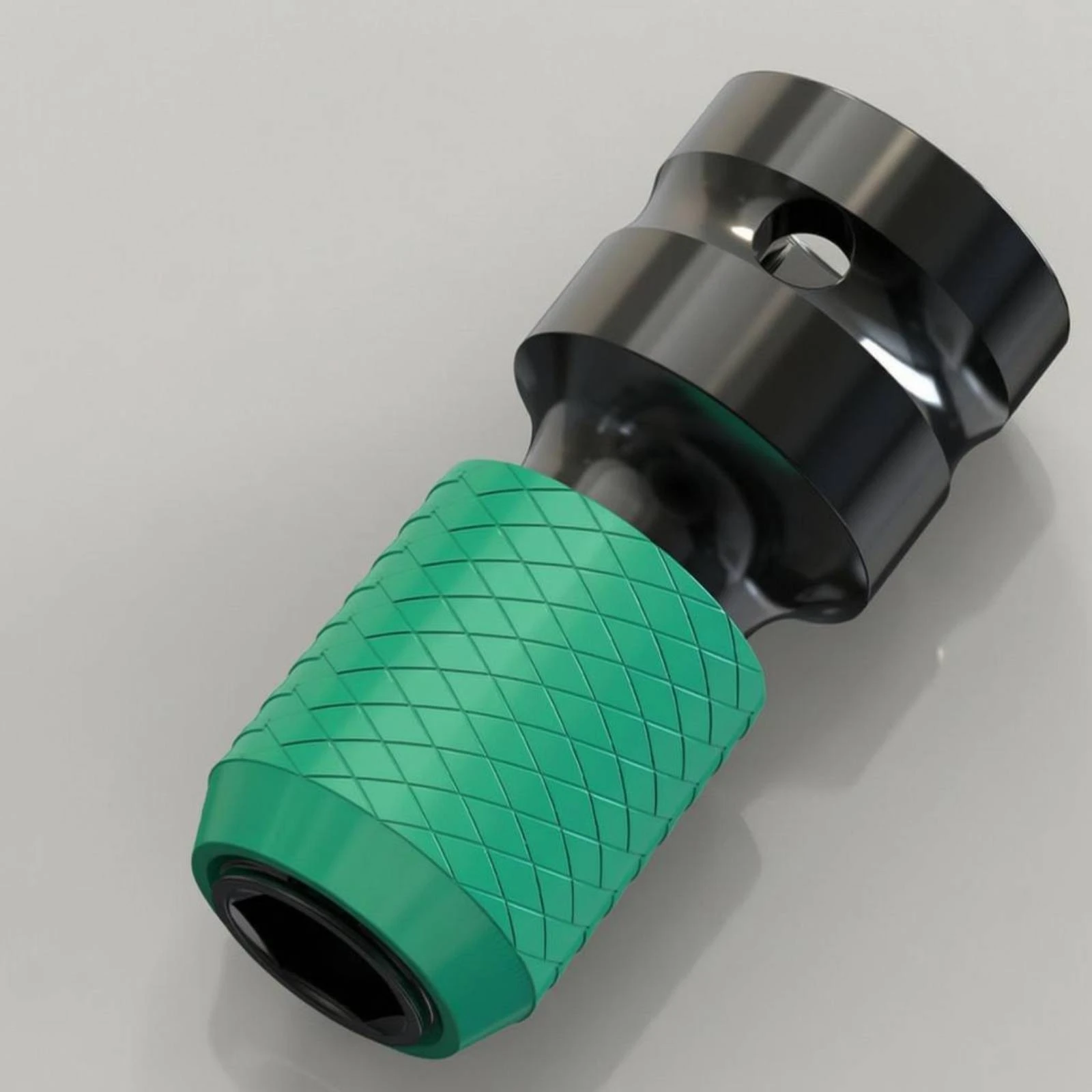 Telescopic Adapter Head Knurled Hex to Square Socket Adapter Tool Accessory High Force Long-Lasting view 4