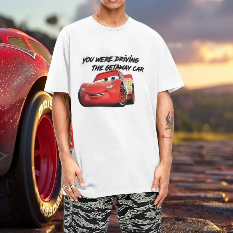 

Lightning McQueen Race T Shirts Kawaii Graphic Summer Men Women Harajuku Cotton Vintage Short Sleeve Cartoon Funny Unisex Tops