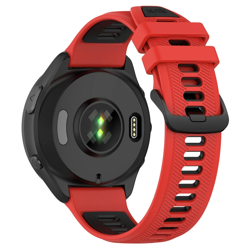 Correa de silicona Easyfit para reloj Garmin Forerunner, doble color, 965/955/945/935/745 LTE/955