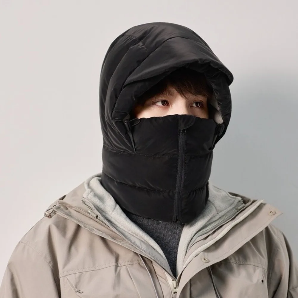 Warm halten 3-in-1 Winter-Fahrradmütze, kältebeständig, Kopfbedeckung, warmer Schal, Gesichtsmaske, Nackenschutz, winddicht, Lei Feng-Mütze für Herren