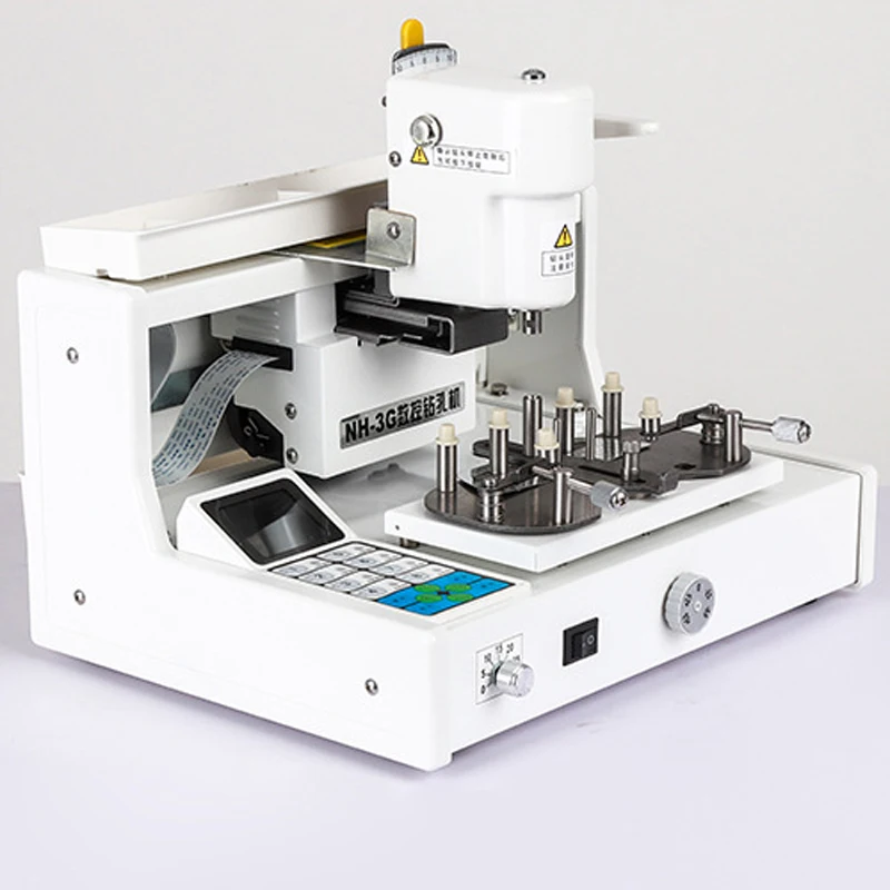 NH-3G High Precision Digital Rimless Lens Drilling Machine Optical Eyeglass Processing Equipment for Optical Glasses Shop Use