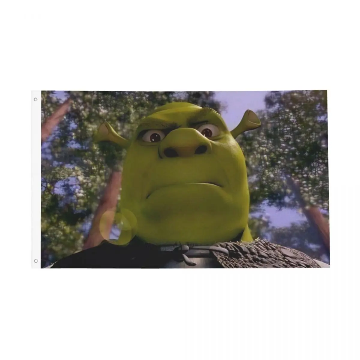 Shreks Funny Cartoon Flag Double Sided Outdoor Banner 2 Grommets Home Room Dorm Wall Decor 90x150cm