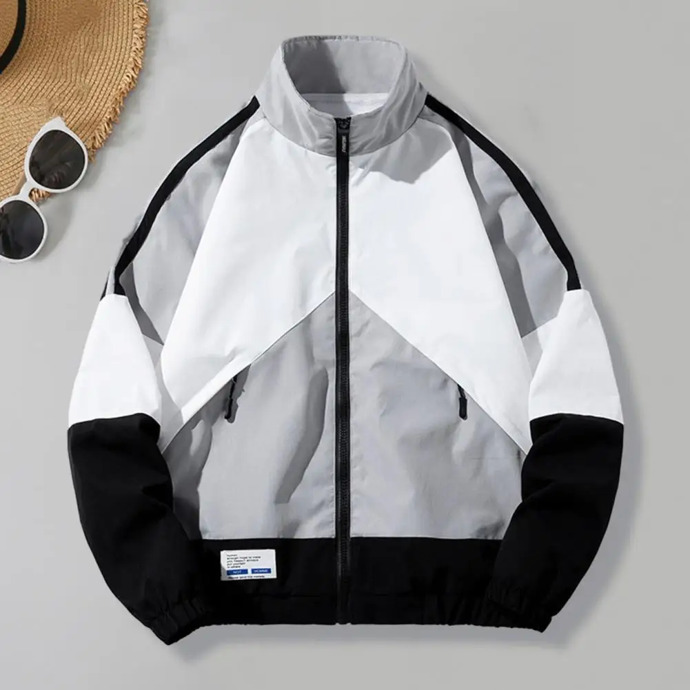 2023 Korean Varsity Jacket Men High Street Patchwork Windbreaker Coats Women Spring Summer Thin Fashion College Bomber Jackets