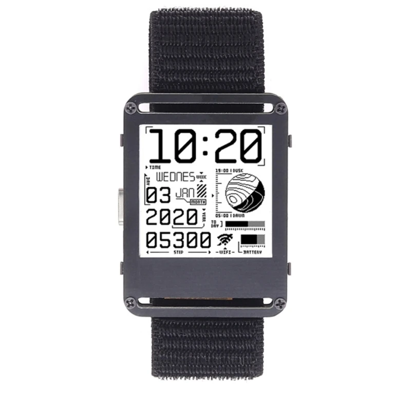 Watchy 2.0 Open Source ePaper Smartwatch Support WiFi & Bluetooth-compatible Connection Wearable Watch