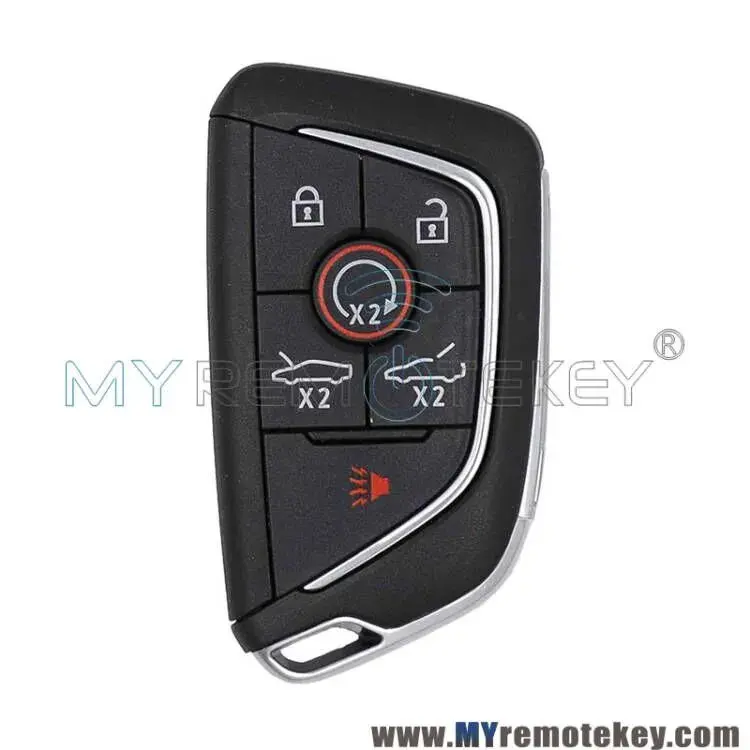 

MYREMOTEKEY FCC YG0G20TB1 smart key shell 6/7 button for 2020-2021 Chevrolet Corvette C8 PN 13538852 13538851