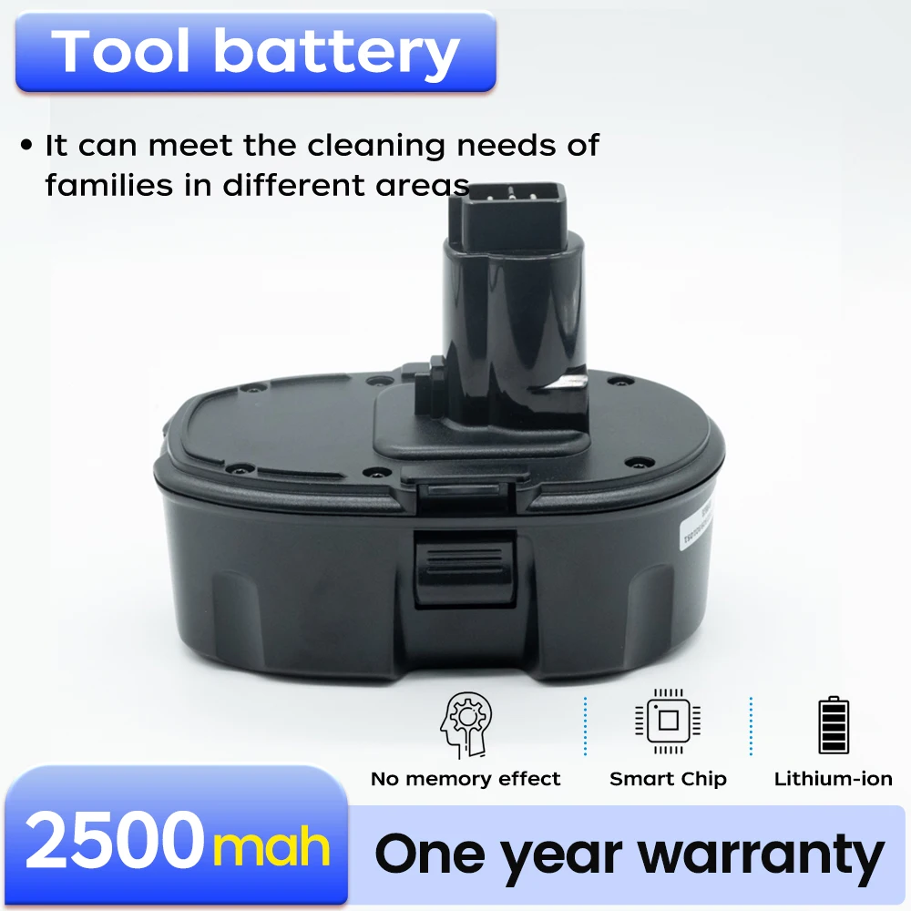 

BNN GJD-Dewait 18V 2.5A (Ni-MH) NiCd Battery for Dewalt DC9096/DW9095/DW9096/DW9098 Tools DE9039/DE9095/DE9096/DE9098/DC9099