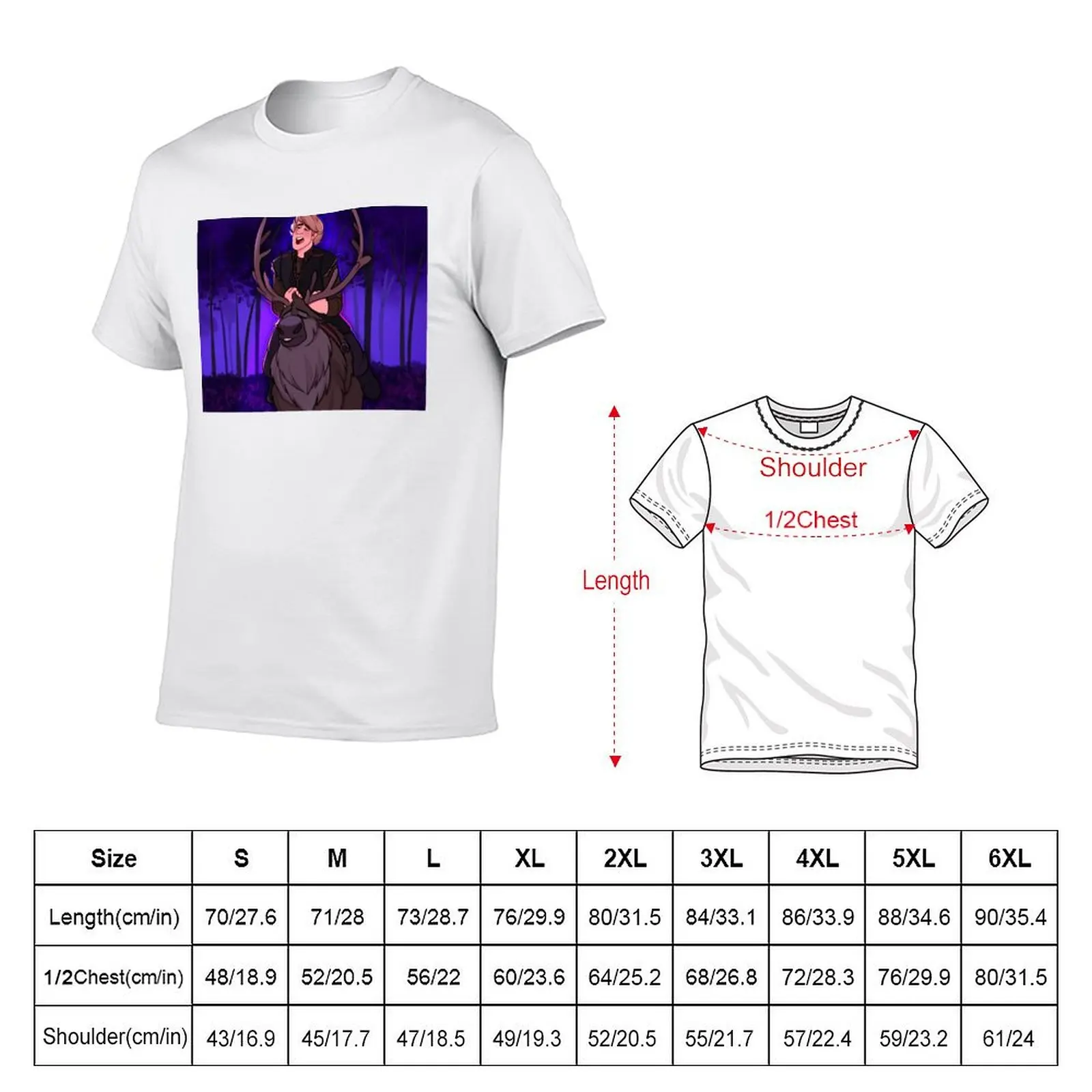 Lost in the Woods T-Shirt Work Daily Short Sleeve Top