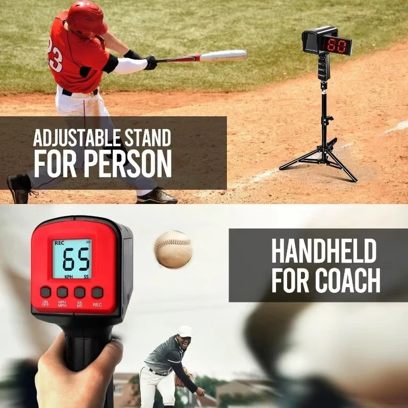 

High quality Radar Guns - Speed Sensors Baseball Speed Training Equipment Handheld or Hand Free Speed Radar Gun