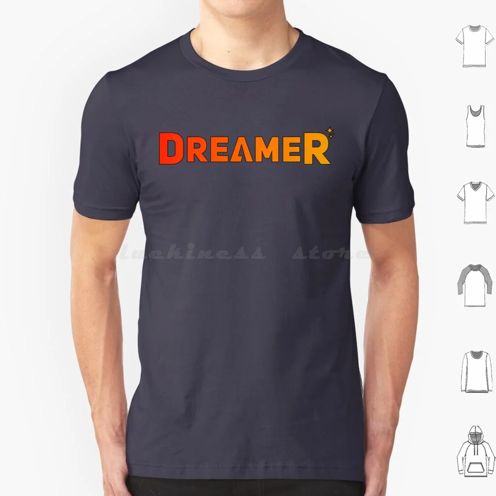 

Футболка Dreamer Fire, хлопковая футболка для мужчин и женщин, с принтом «сделай сам», английское передувное слово, как Dreamer, идеалист, цвета, логотип со звездами
