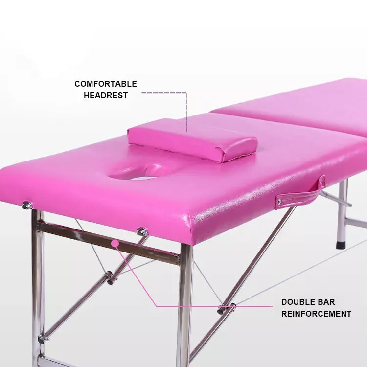 

Factory Direct Modern Design Portable Spa Massage Bed Height Adjustable Massage Bed Gym Artificial Leather